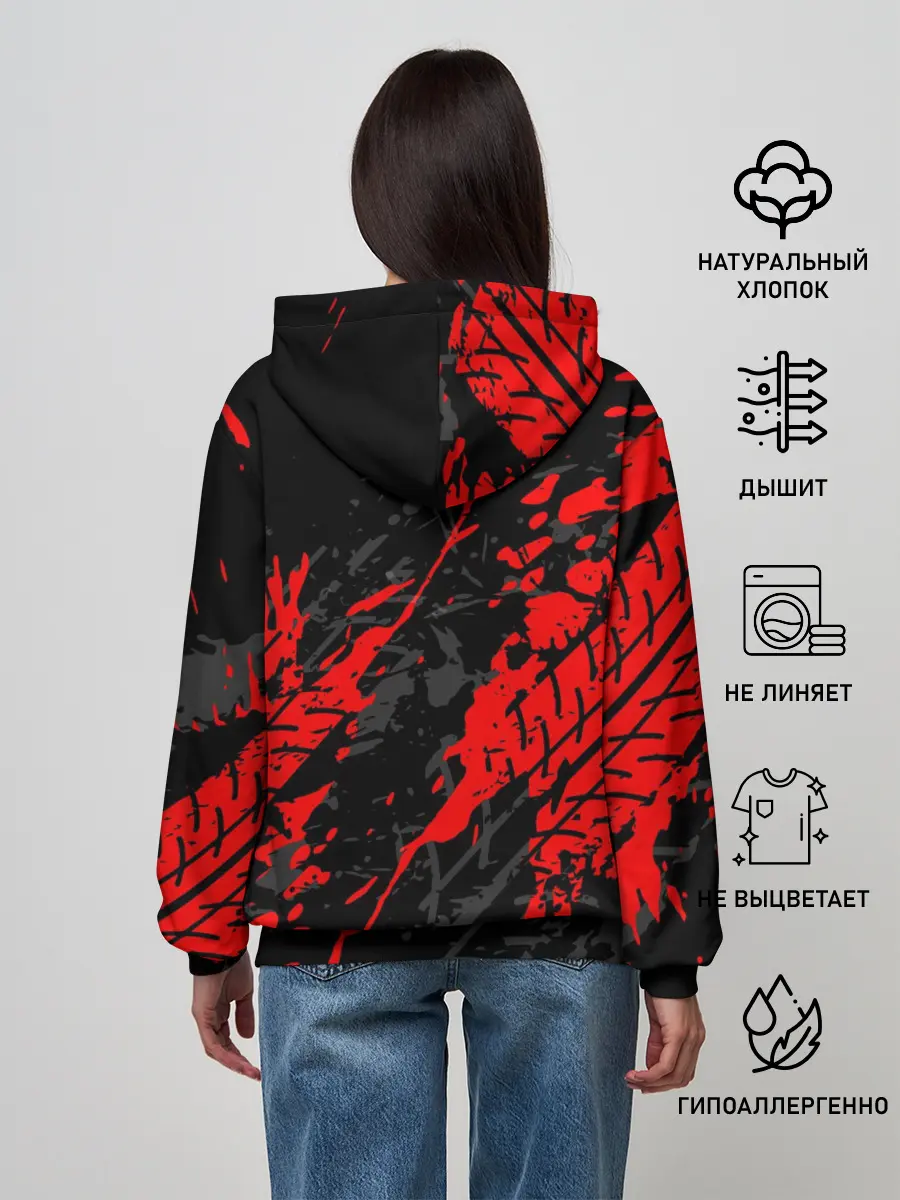 Женское худи / KAWASAKI NINJA / КАВАСАКИ