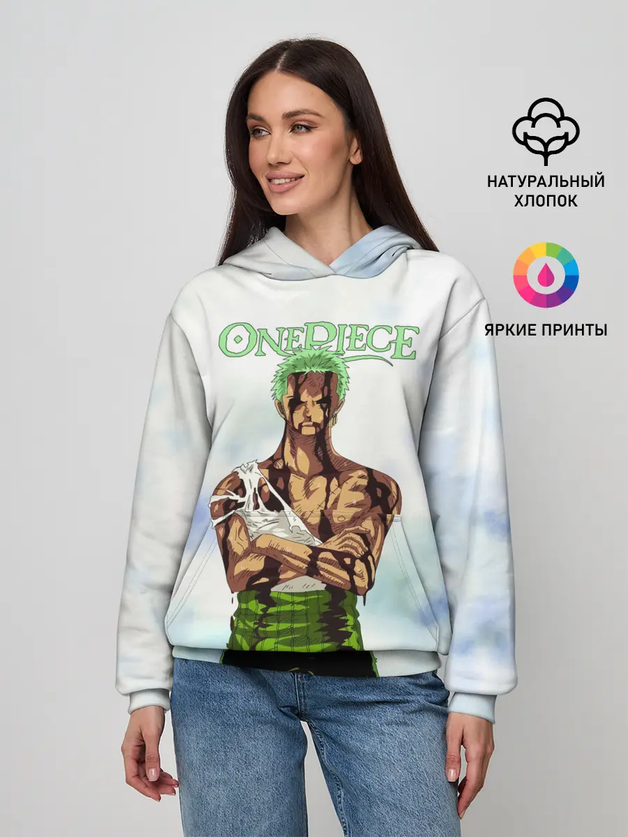 Женское худи / Зоро после боя One Piece