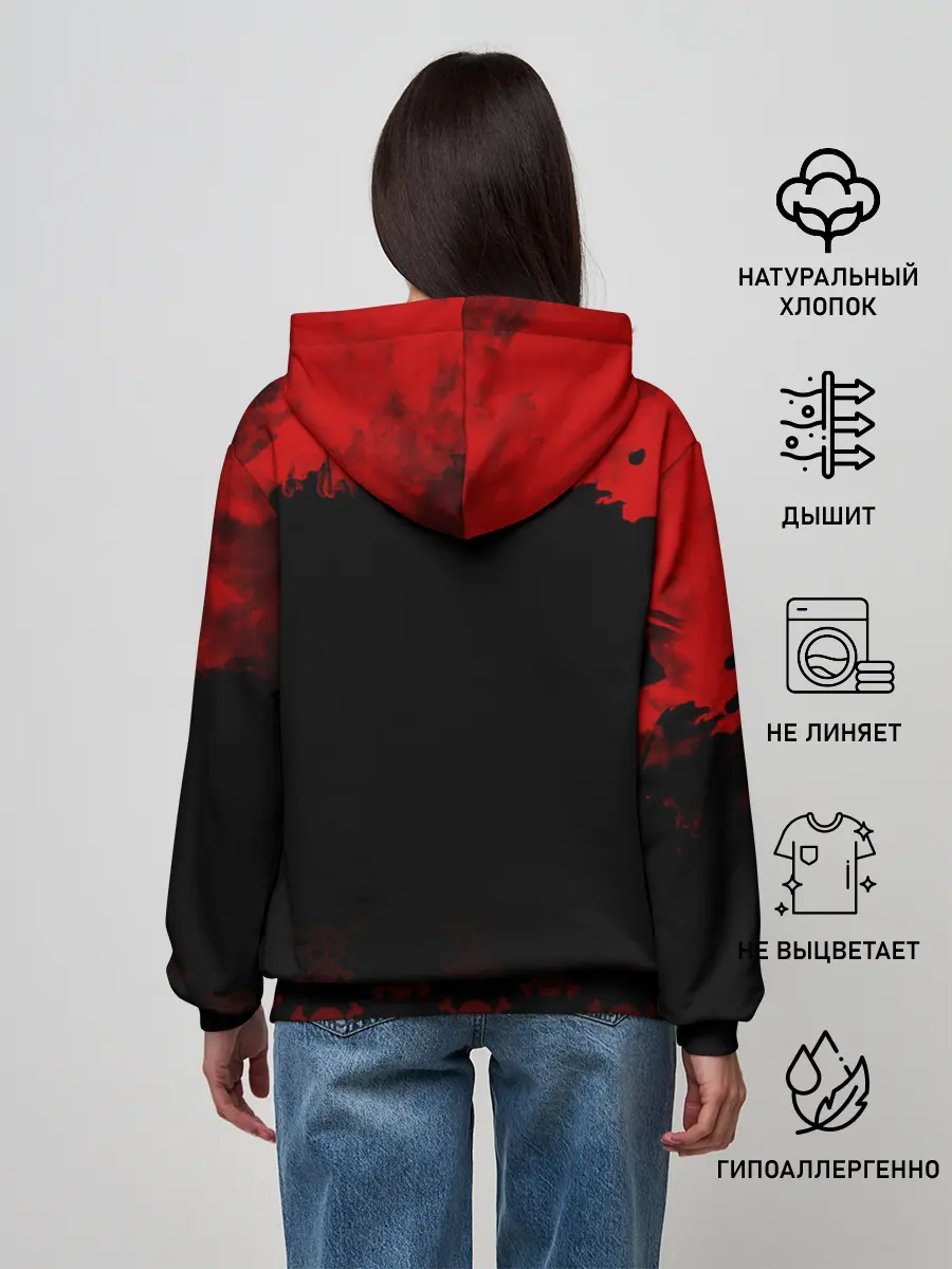 Женское худи / Луффи One Piece. Большой куш