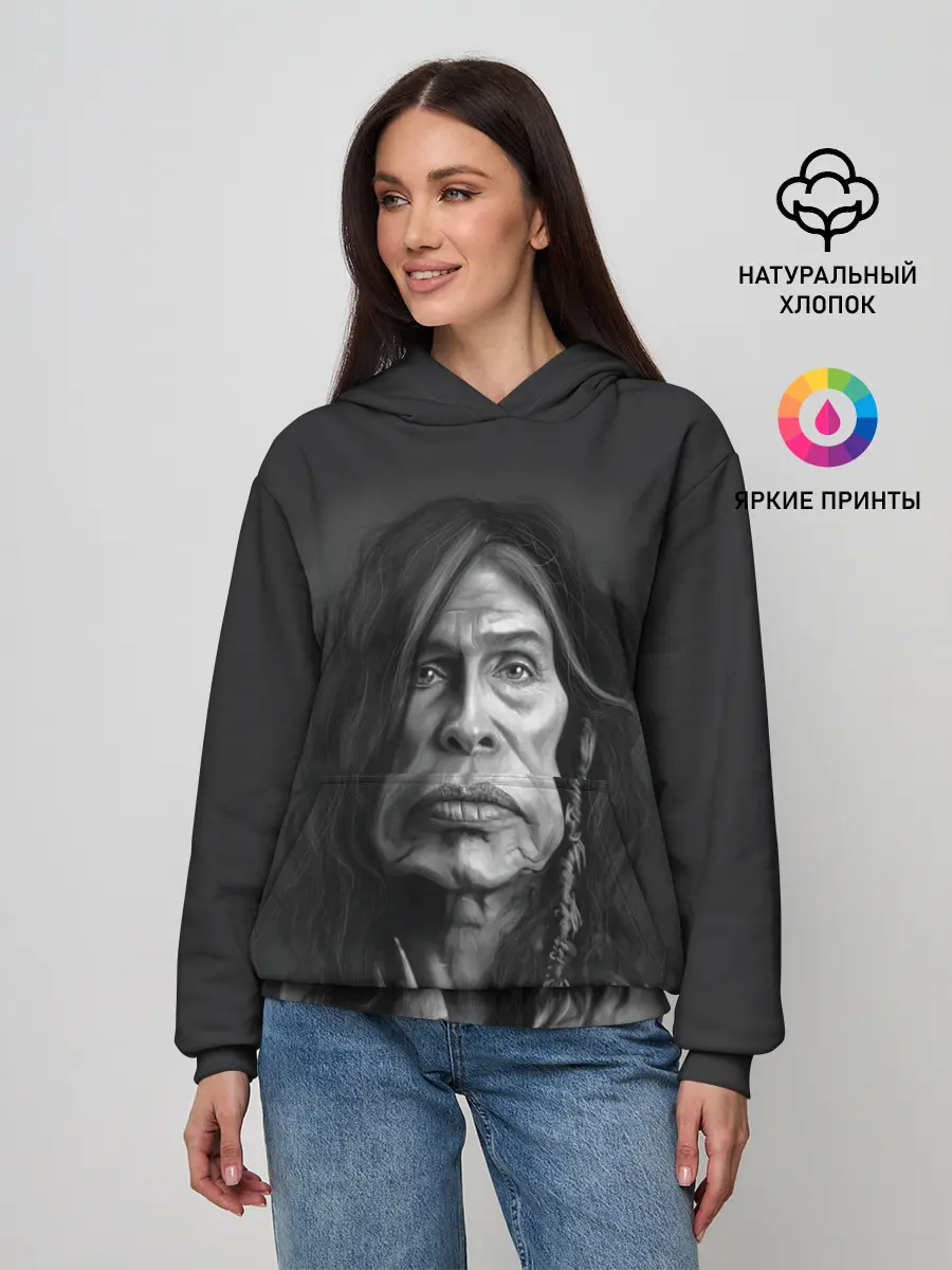 Женское худи / Steven Tyler | AEROSMITH