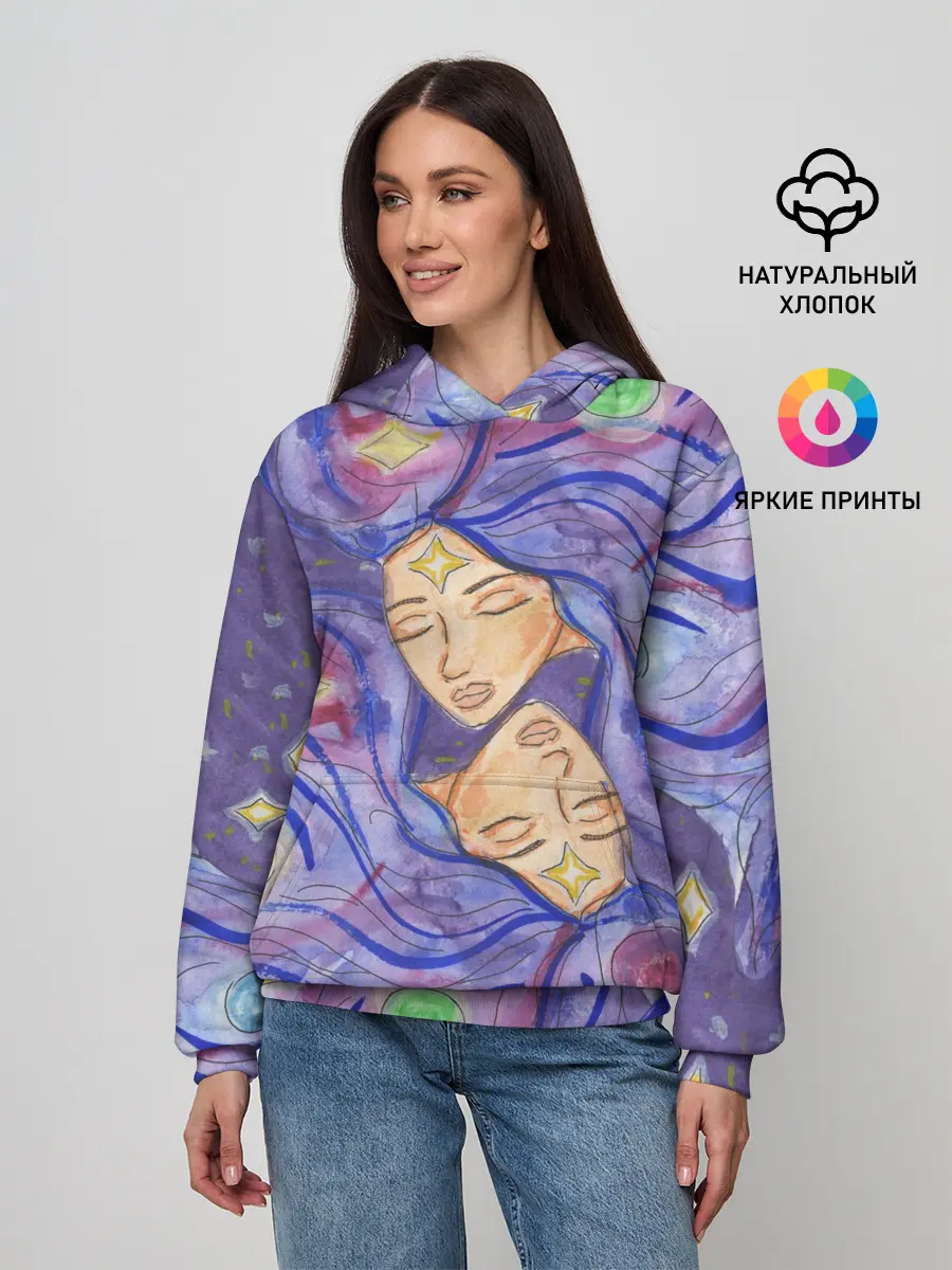Женское худи / Галактика