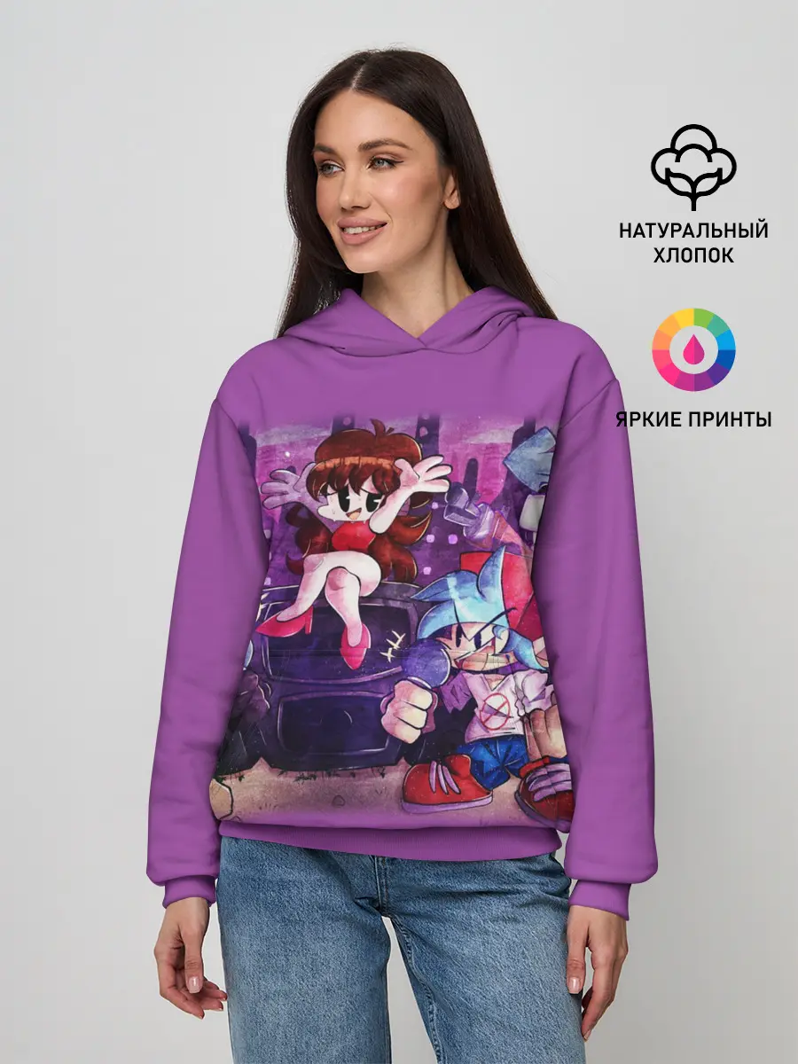 Женское худи / Friday Night Funkin рисунок