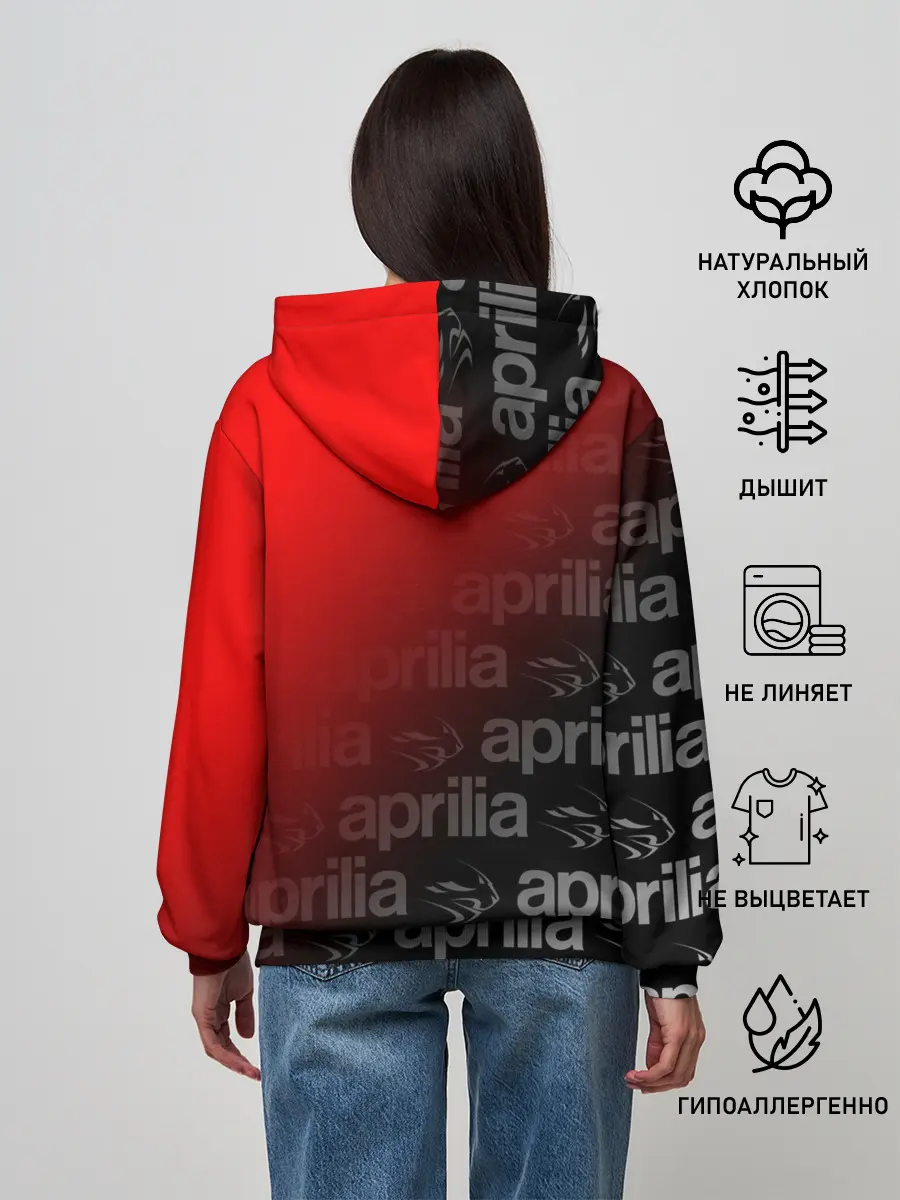Женское худи / APRILIA / АПРИЛИЯ / MOTO