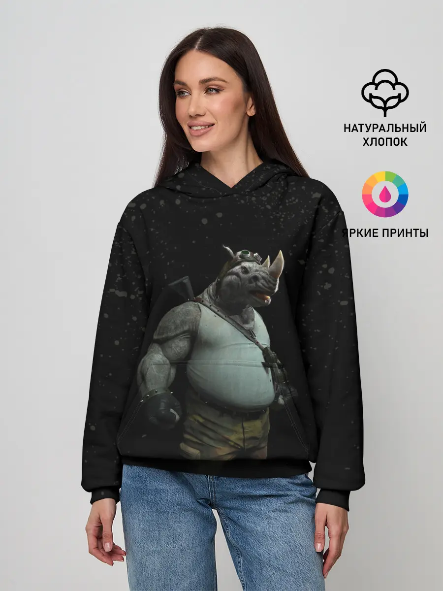 Женское худи / Рокстеди | Черепашки-ниндзя