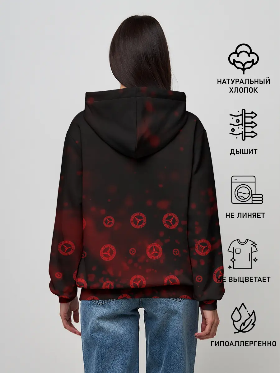 Женское худи / Mercedes AMG - Particles