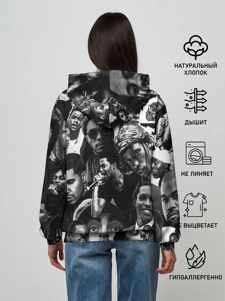 Женское худи / Music Rap allpic