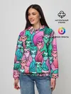 Женское худи / Выставка котов