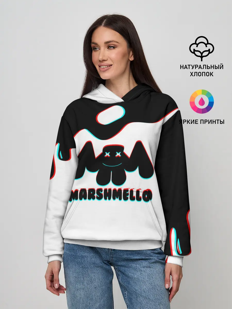 Женское худи / MARSHMELLO MELT: МАРШМЕЛЛО