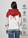 Женское худи / ИГРА В КАЛЬМАРА ПЕРСОНАЖ 456 КРОВЬ