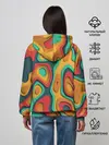 Женское худи / 3D узор Color