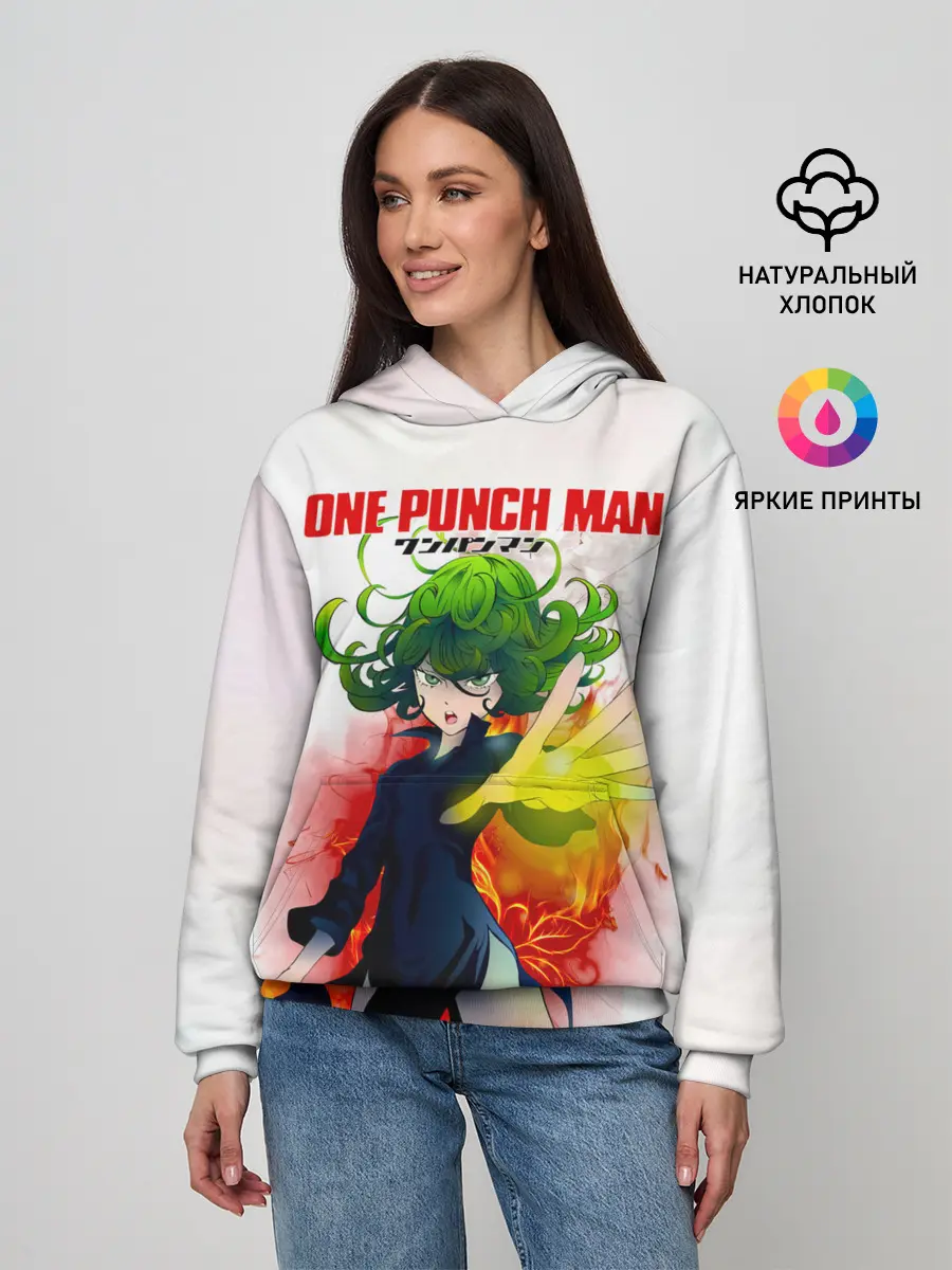Женское худи / Тацумаки One Punch-Man