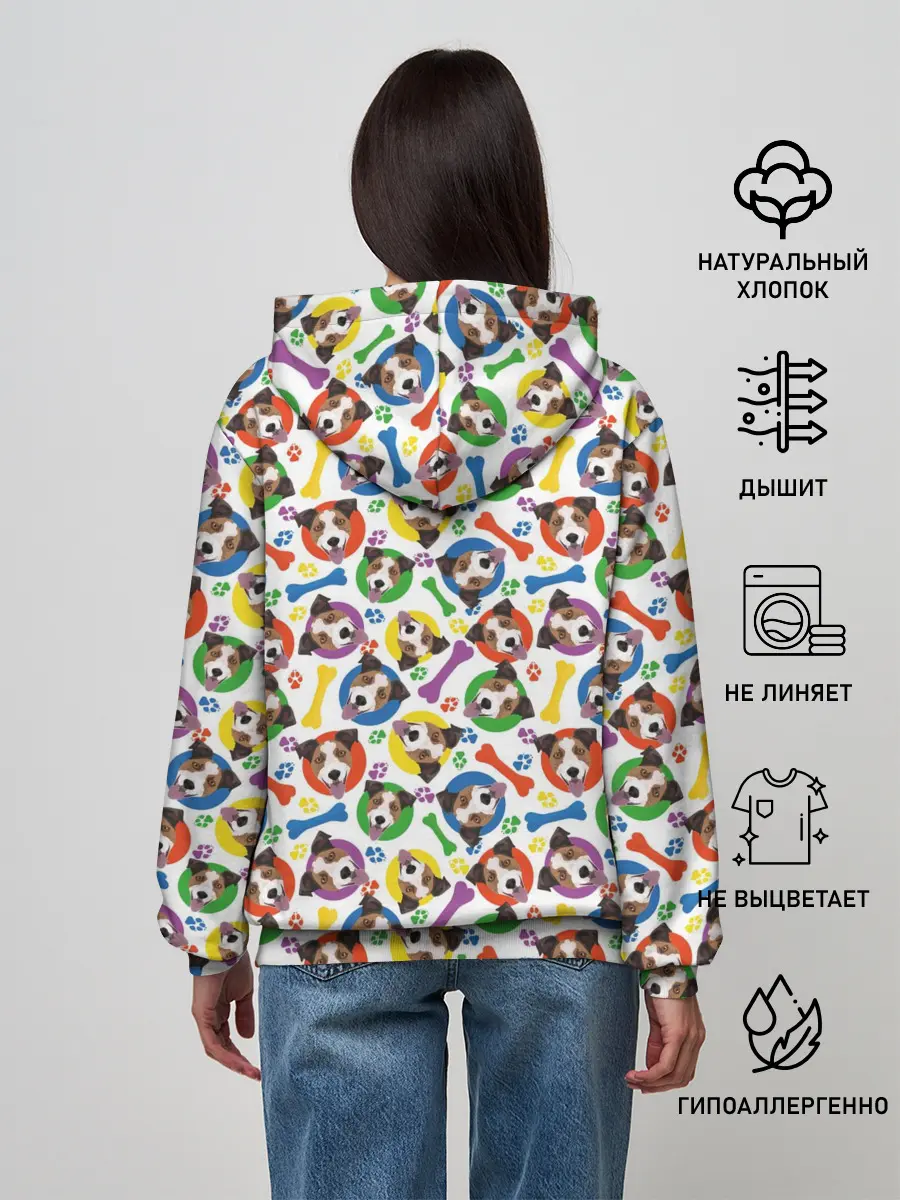 Женское худи / Джек Рассел Терьер