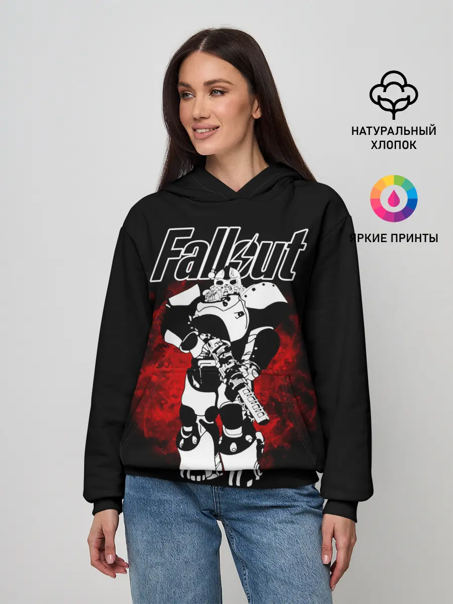 Женское худи / Fallout / Фоллаут, в доспехах