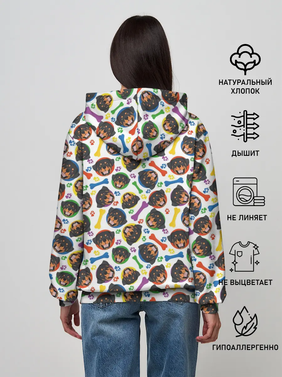 Женское худи / Ротвейлер