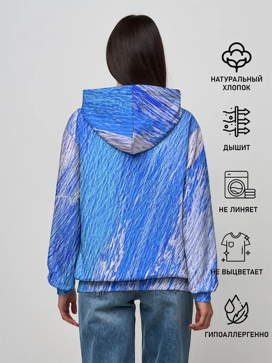 Женское худи / Крупные мазки