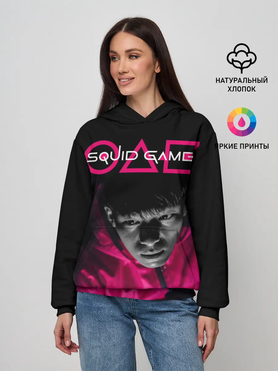 Женское худи / Squid game: police officer