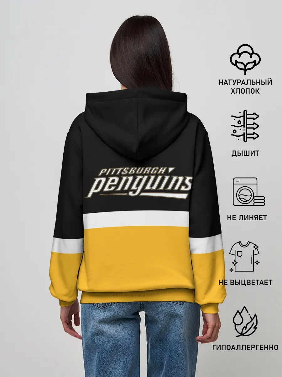 Женское худи / Питтсбург Пингвинз НХЛ