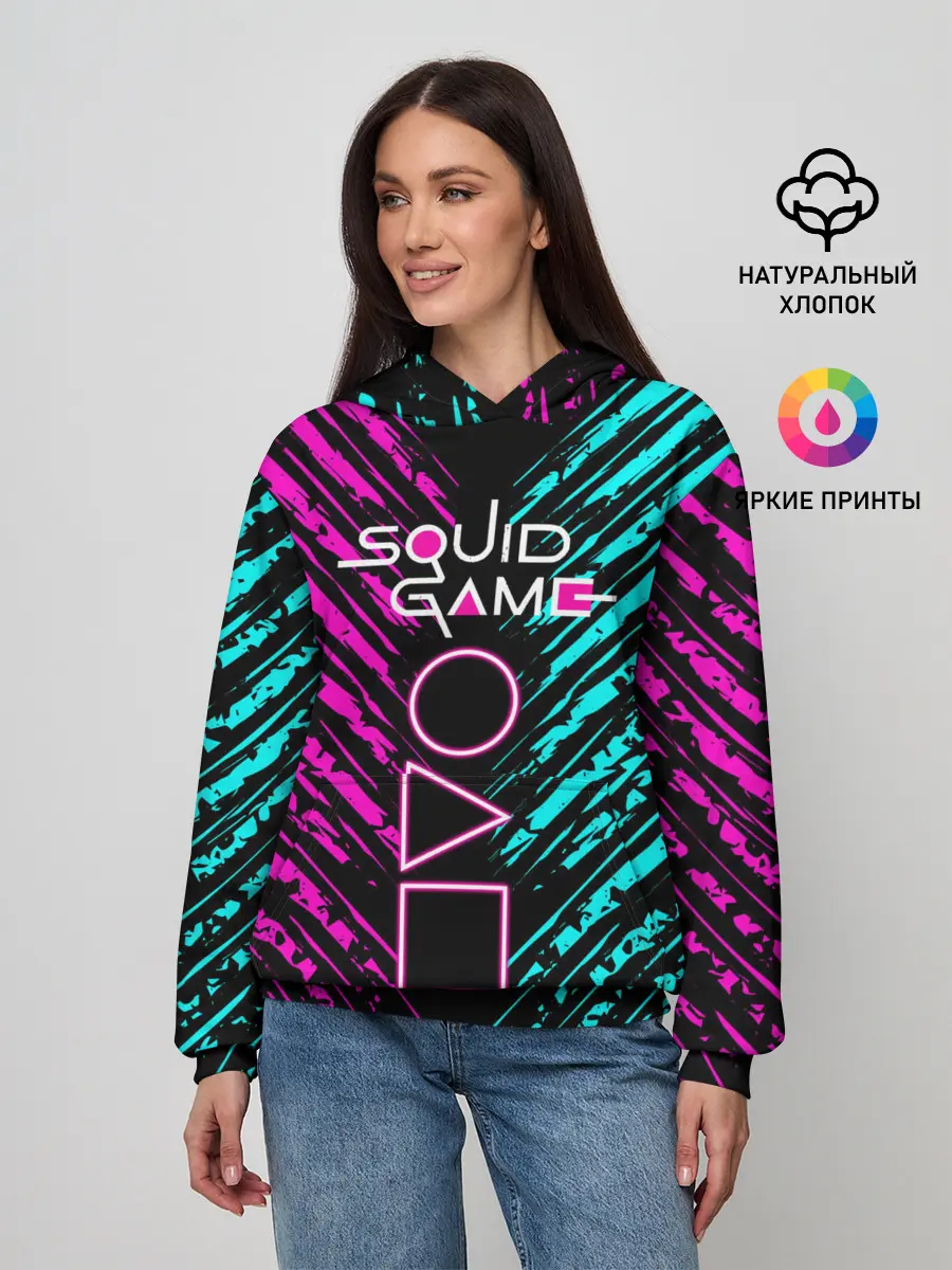 Женское худи / Сериал: Игра в кальмара.