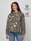 Женское худи / Осенние листья и ягодки