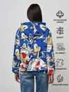 Женское худи / SONIC ПАТТЕРН / СОНИК