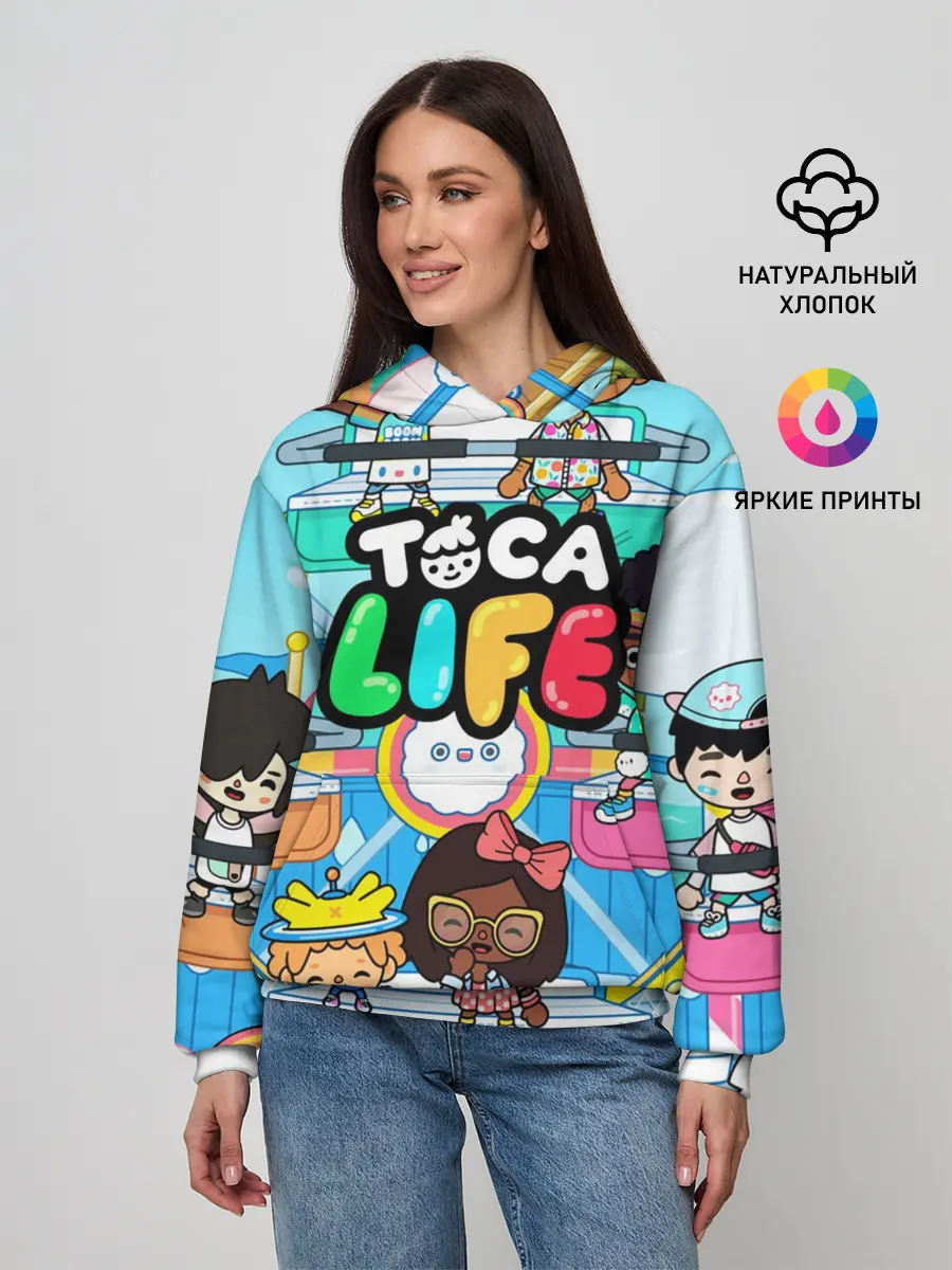 Женское худи / Toca Boca | Тока Бока аттракцион