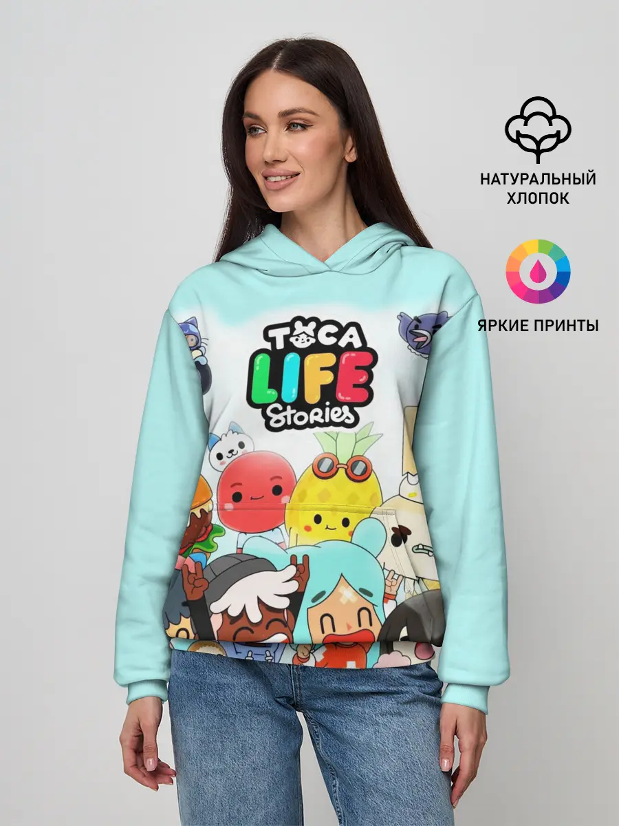 Женское худи / Toca Boca | Тока Бока все персонажи