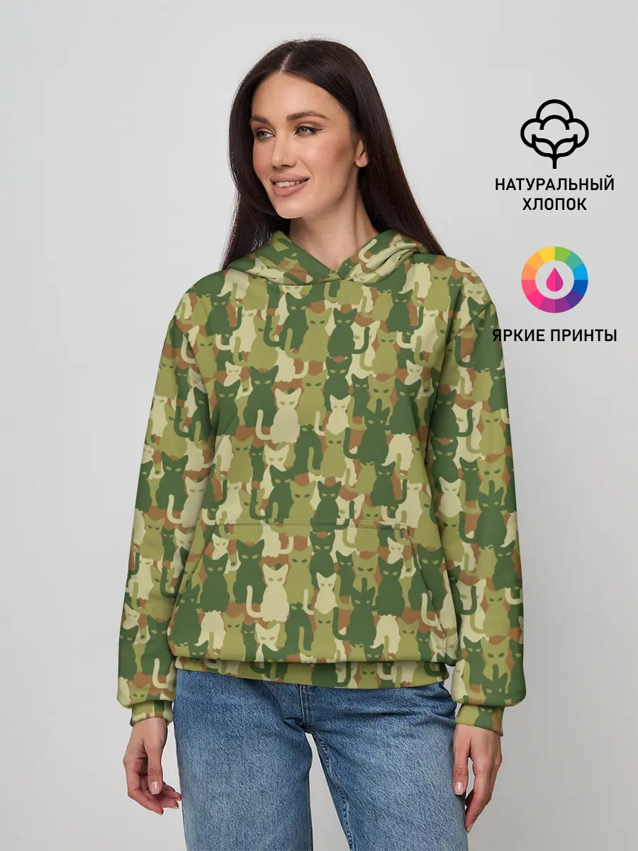 Женское худи / Кошки