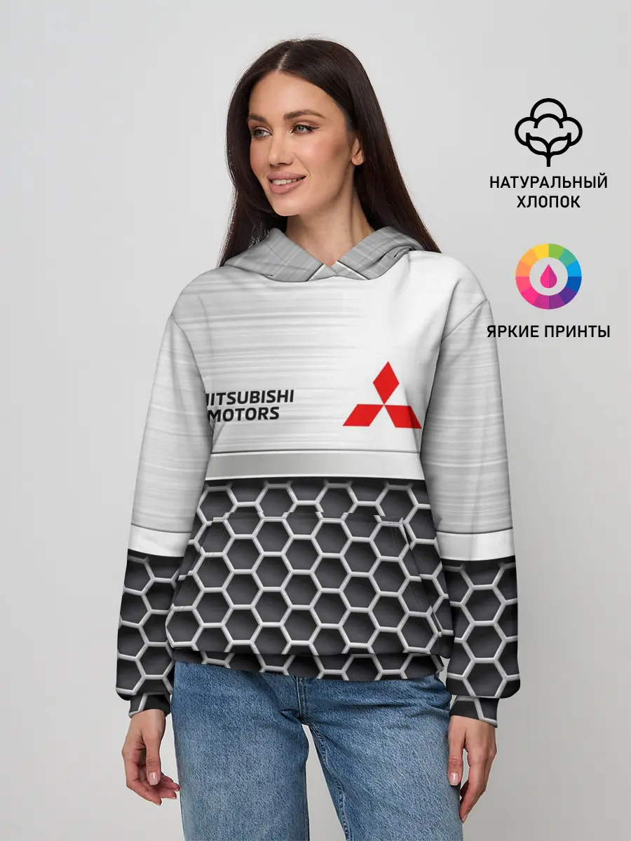 Женское худи / Mitsubishi | Стальная решетка