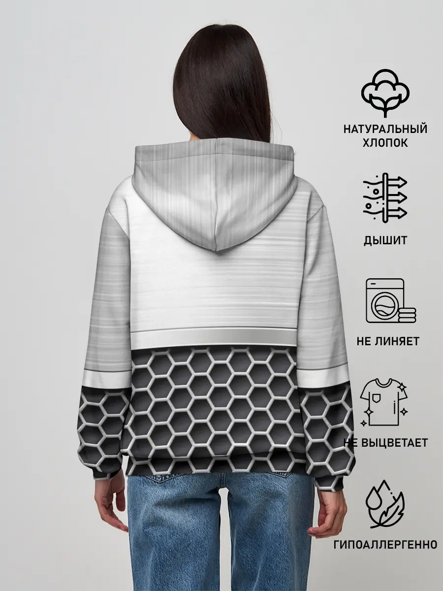 Женское худи / HONDA | Стальная решетка