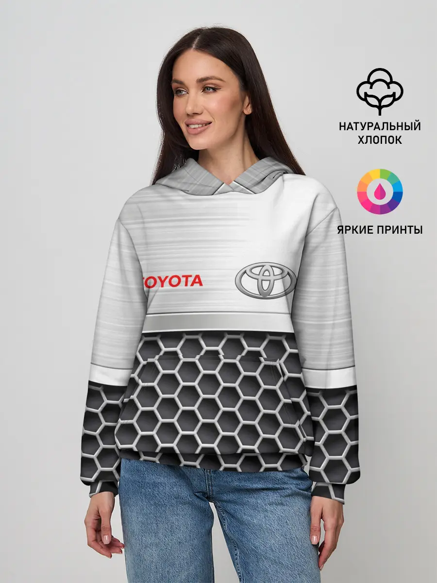 Женское худи / Toyota | Стальная решетка