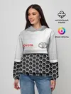 Женское худи / Toyota | Стальная решетка