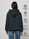 Женское худи / ДЕЛОРЕАН СКВОЗЬ ТКАНЬ