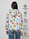 Женское худи / Новогодний - Рождественский узор