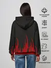 Женское худи / Pixel Fire