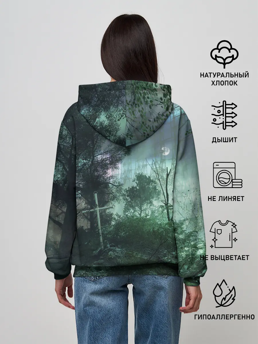 Женское худи / Chernobylite игровой арт