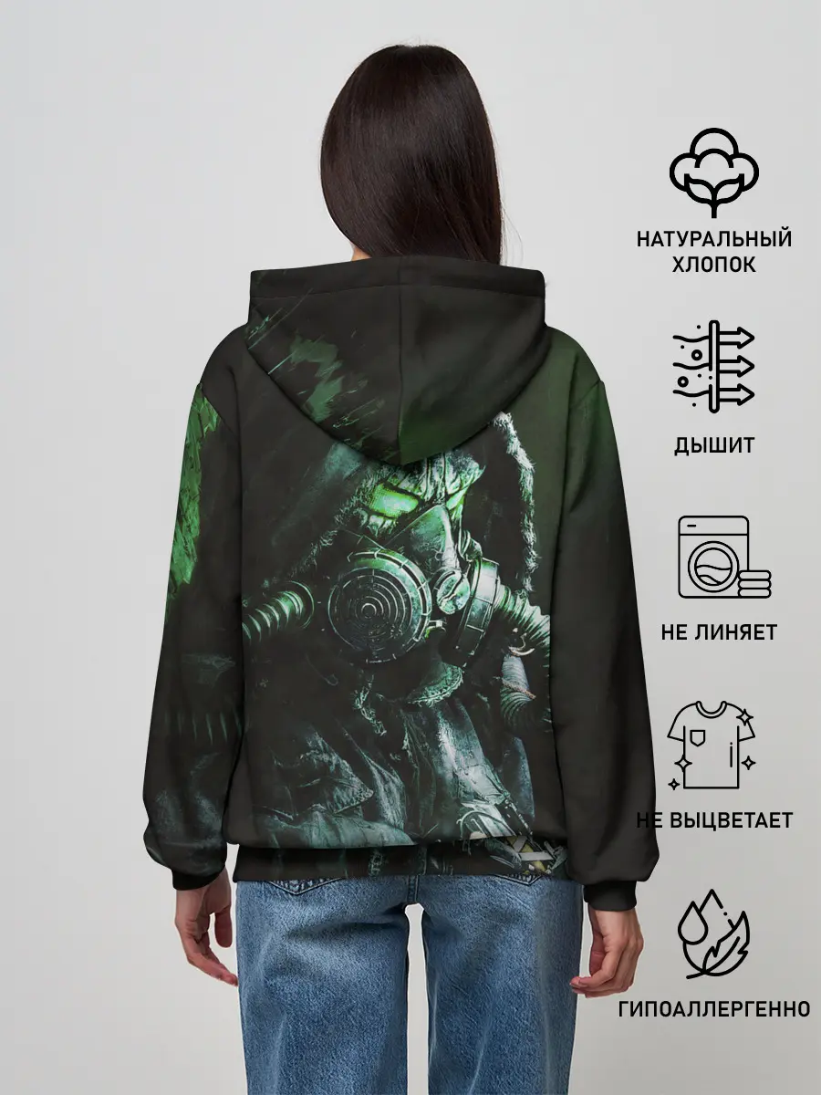 Женское худи / Chernobylite - Черный сталкер