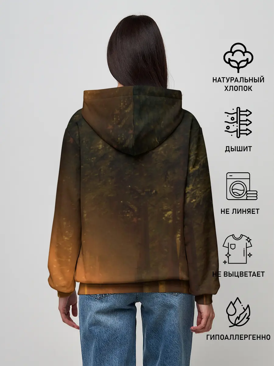 Женское худи / Марси в лесу