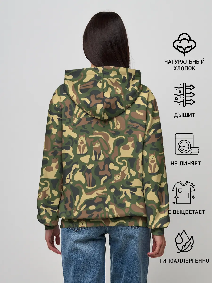 Женское худи / Коты и Кошки