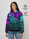 Женское худи / НЕОНОВОЕ ГРАФФИТИ / NEON