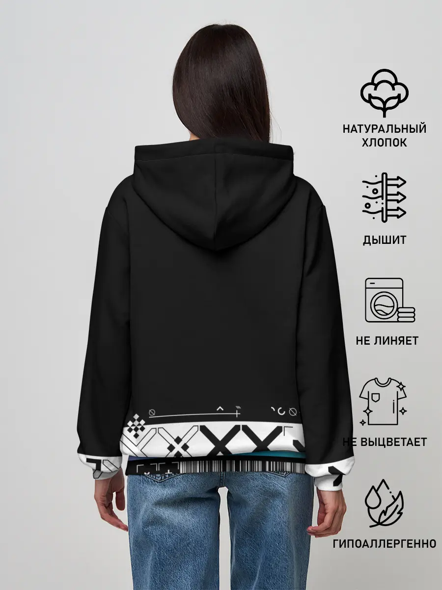 Женское худи / Printstream | Поток информации | CS:GO