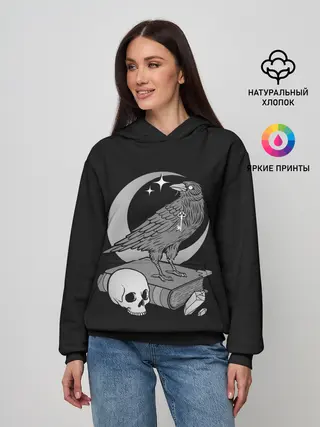 Женское худи / Оккультная ворона