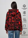 Женское худи / ТОКИЙСКИЕ МСТИТЕЛИ КРАСНЫЕ ТАТУ