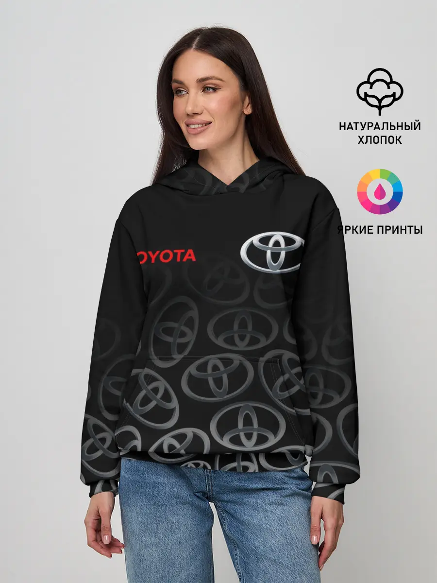 Женское худи / TOYOTA SPORT / LOGOBOMBING