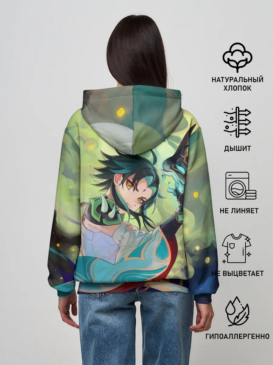Женское худи / Xiao | Сяо | Genshin Impact