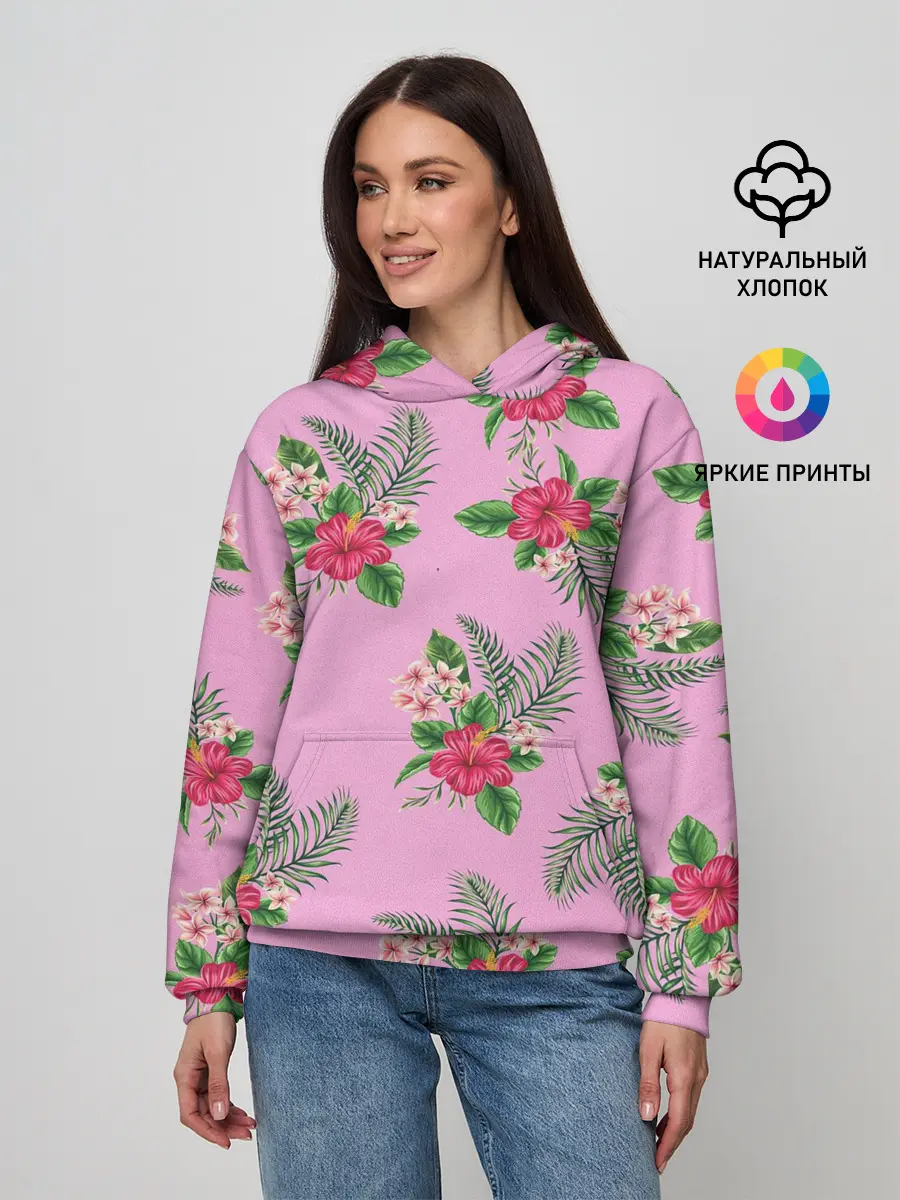 Женское худи / Букеты лилий
