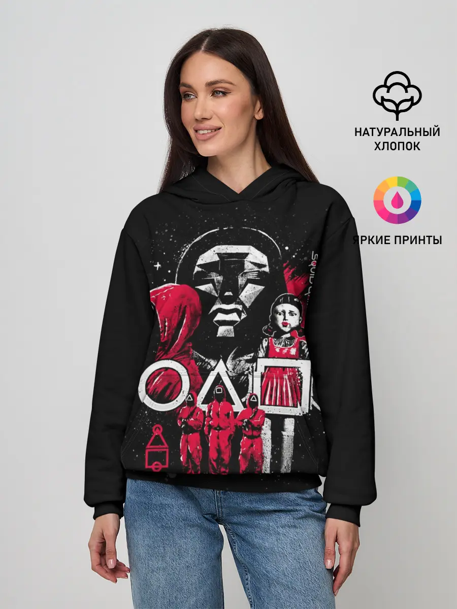 Женское худи / Игра в кальмара