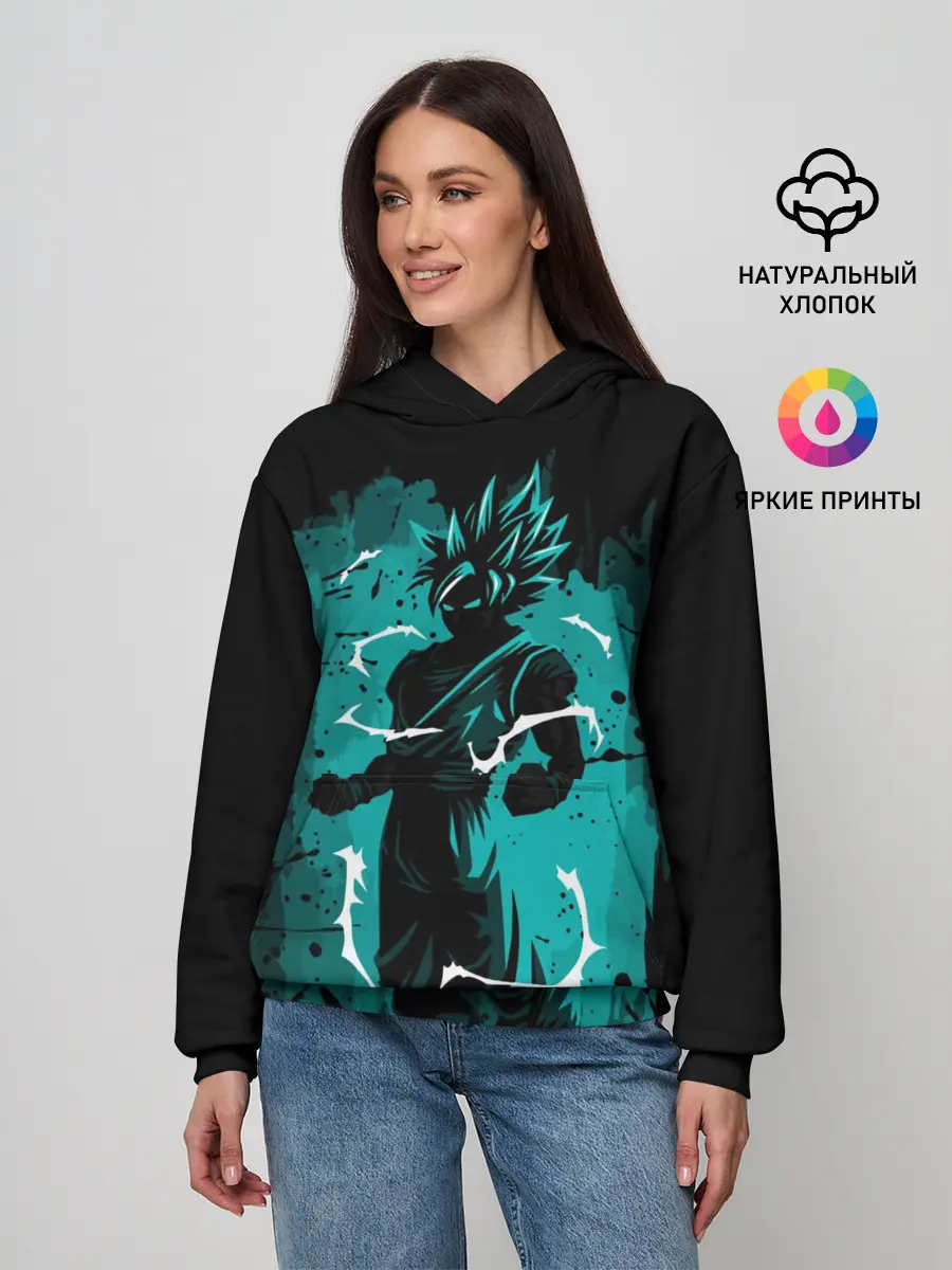 Женское худи / Ultra Goku, Гоку