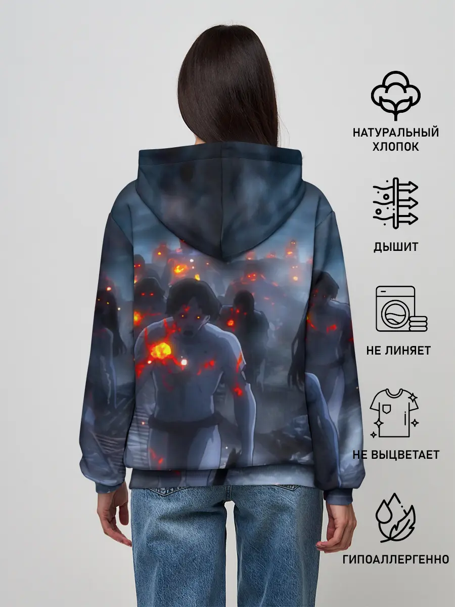 Женское худи / Зомби Sabaton