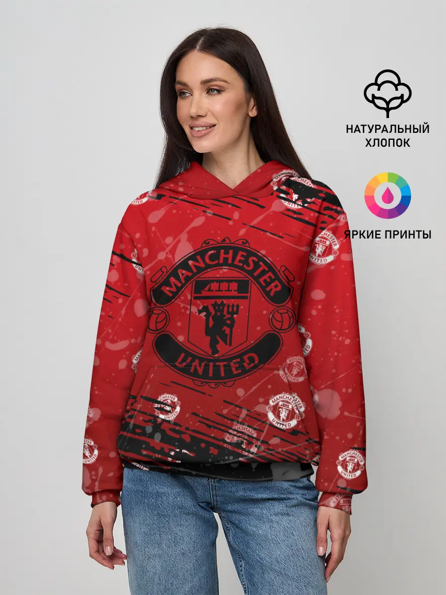 Женское худи / Manchester United: Возвращения Ronaldo.