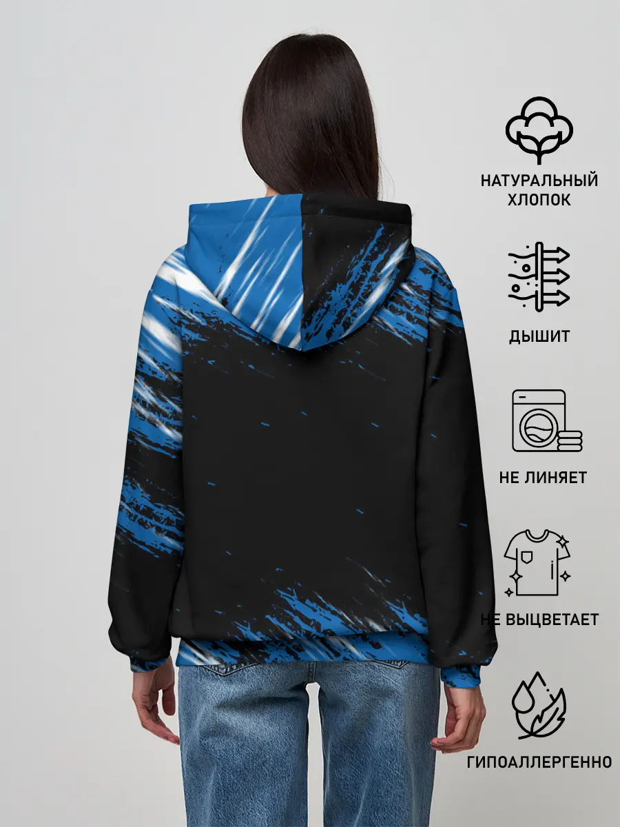 Женское худи / KSI ICELAND - сборная.